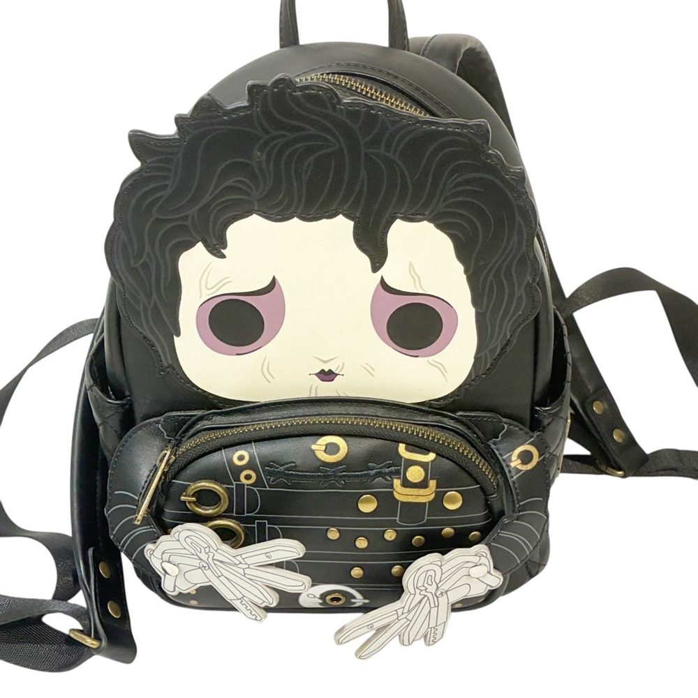 Loungefly Edward Scissorhands Mini Backpack Bag Quilted Sides Cosplay NYCC